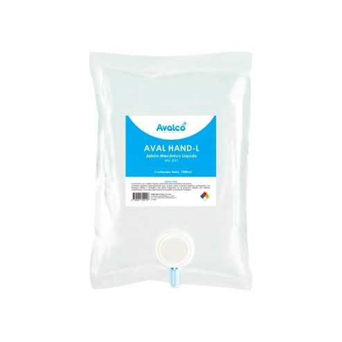 Jabón Mecánico Aval Hand- L en bolsa de 1000ml para dispensador 2107
