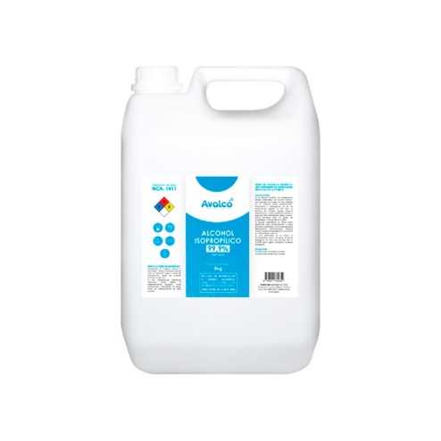 Alcohol isopropilico 5 Lt 99,9% pureza Avalco Alcohol isopropilico 5 Lt 99,9% pureza Avalco