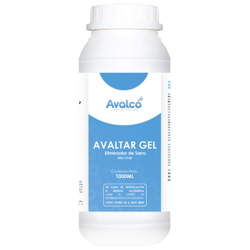 Eliminador De Sarro Avaltar Gel Bd 1000ml