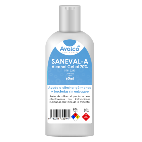 Alcohol Gel Saneval-A 60 ml Alcohol Gel Saneval-A 60 ml