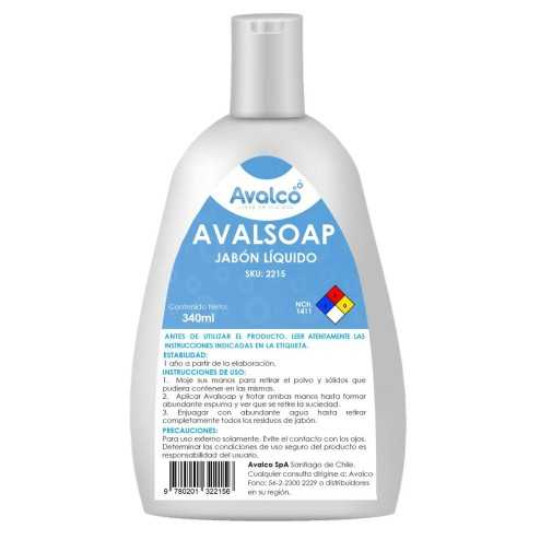 Jabón Líquido  Avalsoap 340 ml 