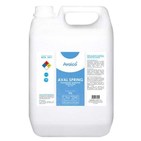 🌲 Aval Spring 5 L Desodorante Ambiental – Aroma Pino fresco y profesional ✨