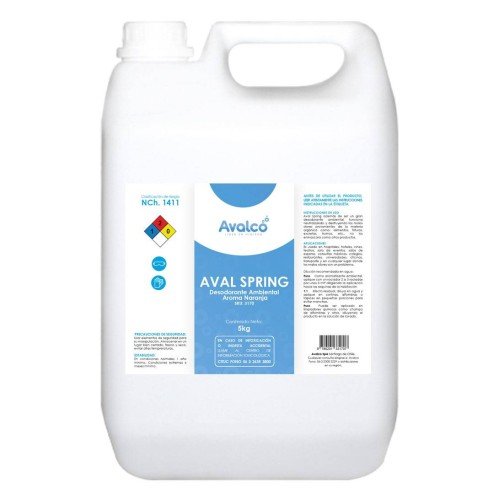 Aval Spring - Desodorante Ambiental aroma Naranja Aval Spring Bd 5 L Aval Spring - Desodorante Ambiental aroma Naranja Aval Spring Bd 5 L