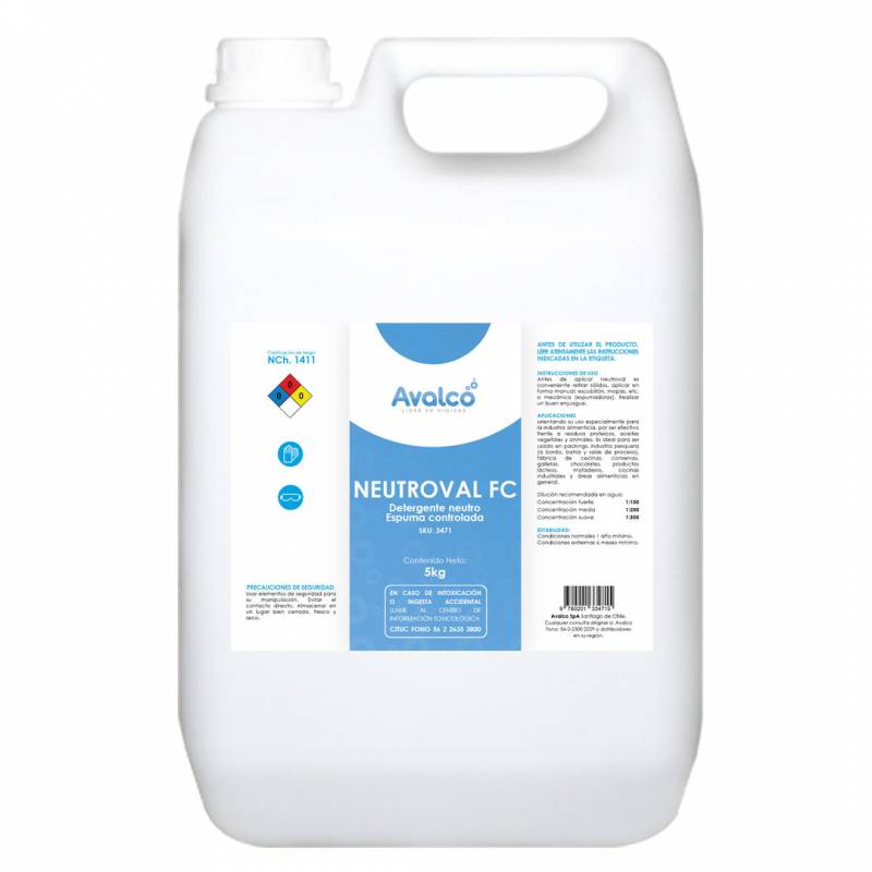 Neutroval FC - Detergente Neutro  BD 5 L