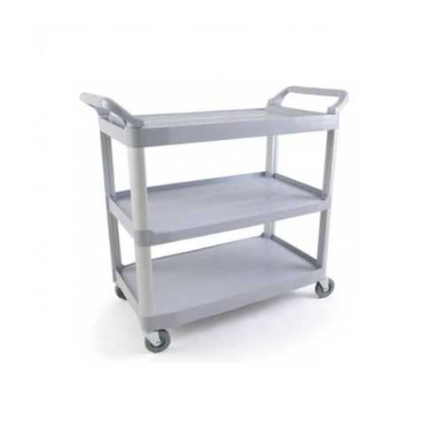 🛒 Carro Multiuso 3 Bandejas Gris | Transporte práctico y resistente ✨ 🛒 Carro Multiuso 3 Bandejas Gris | Transporte práctico y resistente ✨