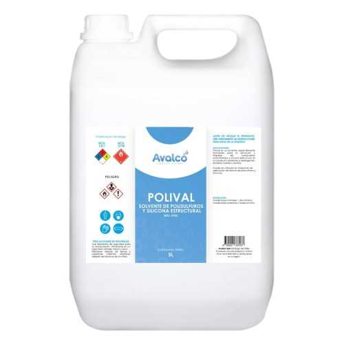 🧴 Polival 5 Litros | Solvente de Polisulfuros y Silicona Estructural ⚙️ 🧴 Polival 5 Litros | Solvente de Polisulfuros y Silicona Estructural ⚙️