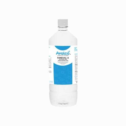 Saneval - A Alcohol Gel para manos 70% 1L con tapa