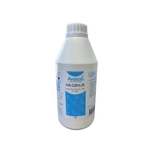 🧴 Aval Clor Hipoclorito de Sodio 3% 1 Litro | Desinfección y limpieza efectiva ✨ 🧴 Aval Clor Hipoclorito de Sodio 3% 1 Litro | Desinfección y limpieza efectiva ✨