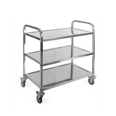CARRO MULTIUSO 3 BANDEJAS ALUMINIO 95*50*85