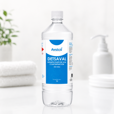 🧼 Detsaval 1 Litro | Limpiador Desinfectante Concentrado con SuperQuat 🧪