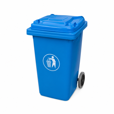 Contenedor de Basura 2 ruedas 240 Litros Azul