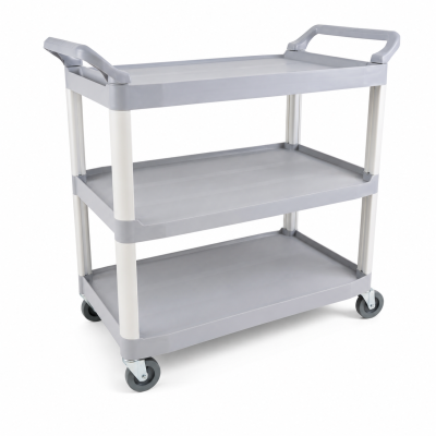 Carro Multiuso 3 Bandejas Gris 100x50x98