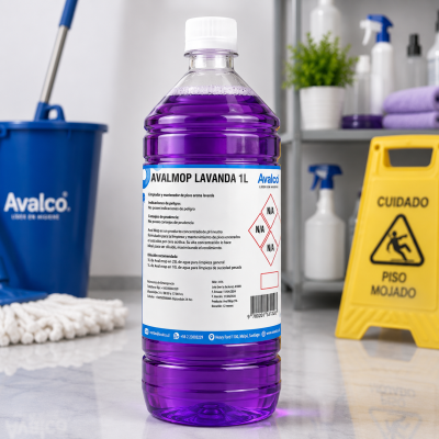 Aval Mop - Mantenedor De Pisos Lavanda 1 Litro