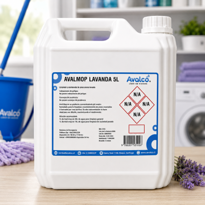 Aval Mop - Mantenedor De Pisos Lavanda 5 Litros
