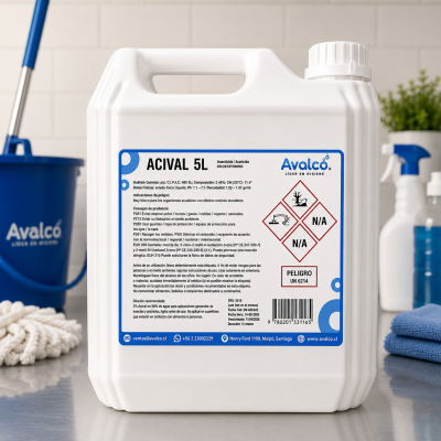 Acival - Detergente Desinfectante De Alta Espuma 5Litros