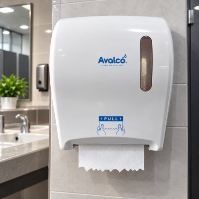 Dispensador de Papel Toalla Auto Corte Plástico