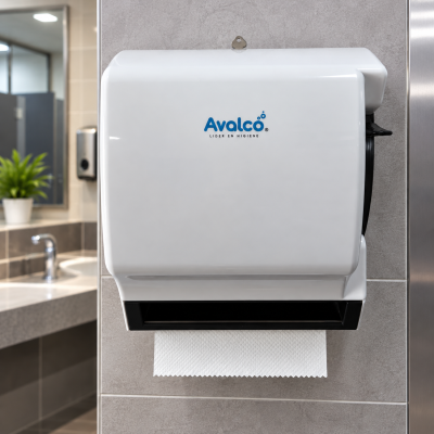 Dispensador de Papel Toalla Jumbo con Palanca
