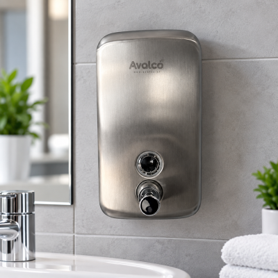 Dispensador de Jabón 800 ml Acero Inoxidable