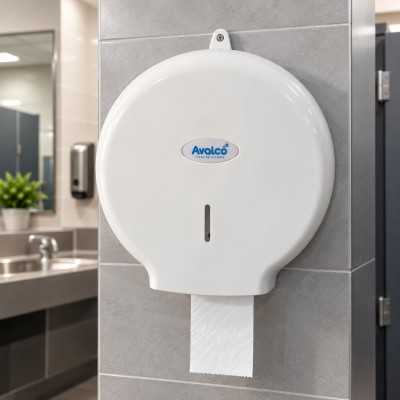 Dispensador de Papel Higiénico Jumbo Plástico