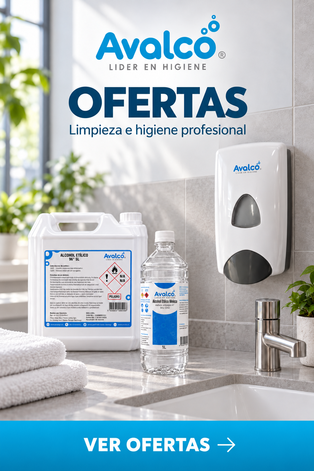 Ofertas Avalco en limpieza e higiene profesional
