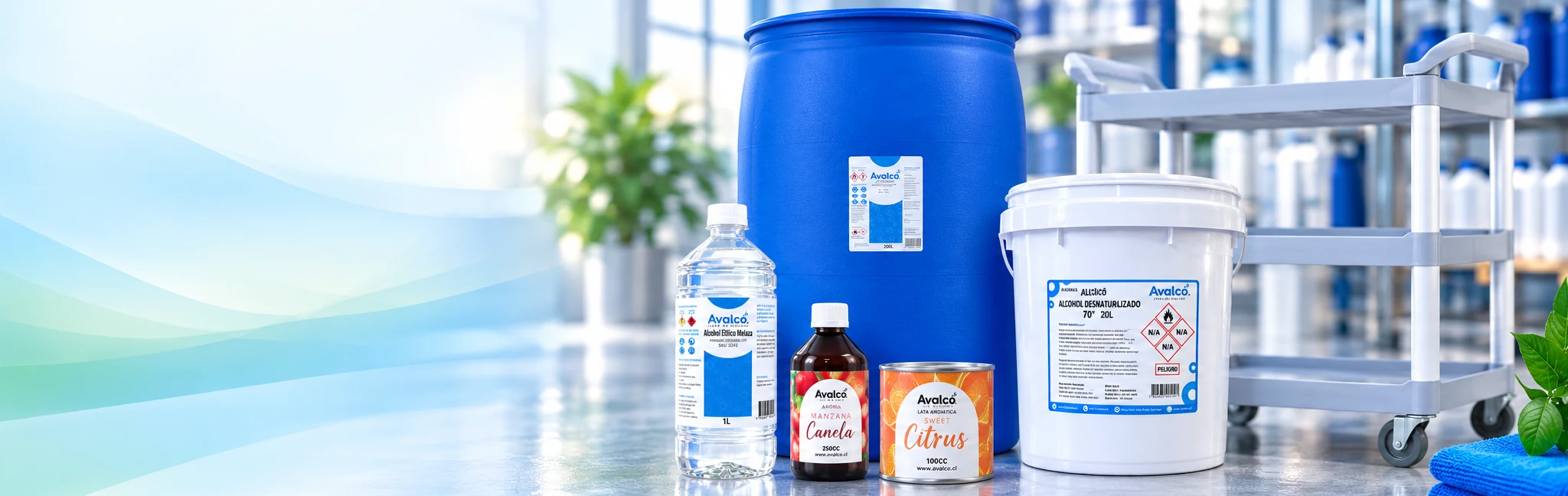 Productos Avalco para limpieza e higiene profesional